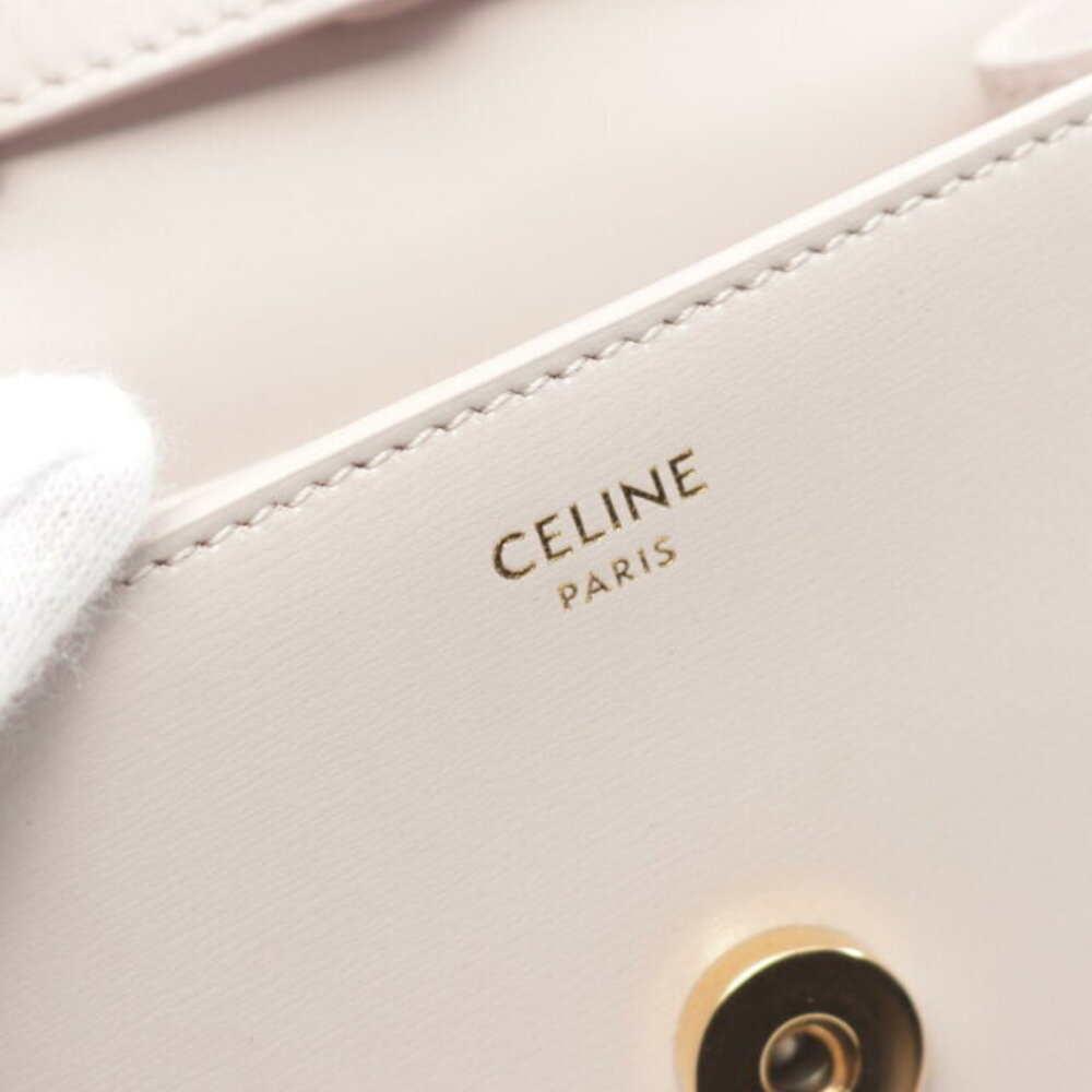 Celine Triomphe Shoulder Bag pink leather - Picture 4 of 5